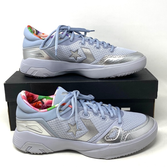 Converse G4 OX Obsidian Low Top Blue Silver Mesh Men’s Size Sneakers 170298C - Picture 3 of 11